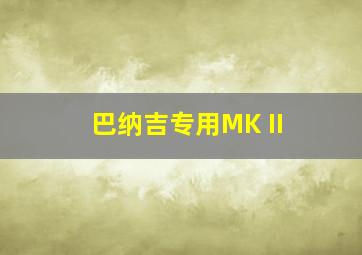 巴纳吉专用MK II